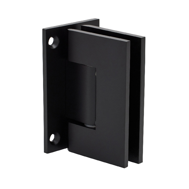 CRL Geneva 537 Series Oil Rub Bronze Wall Mount Full Back Plate Standard Hinge with 5&#186; Offset