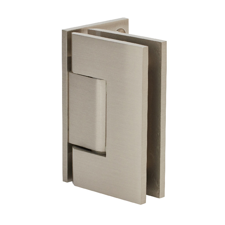 CRL Geneva 544 Series Brushed Nickel Wall Mount Offset Back Plate Hinge