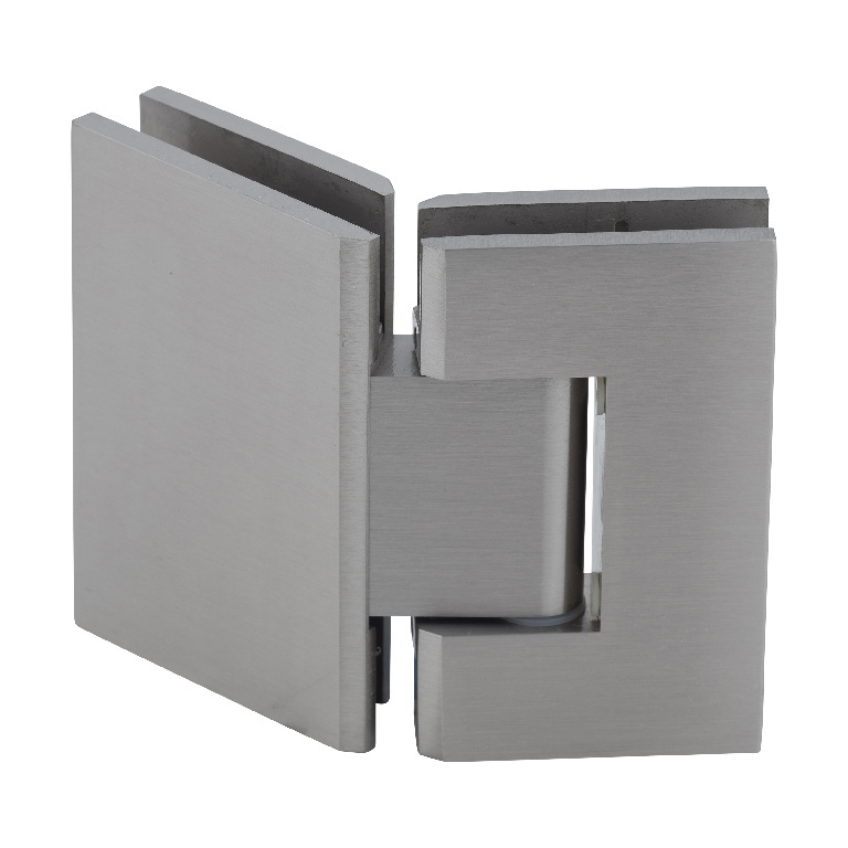 CRL Geneva 545 Series Brushed Nickel 135&#176; Glass-to-Glass Hinges