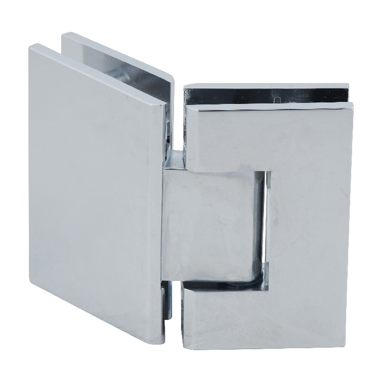 CRL Geneva 545 Series Chrome 135&#176; Glass-to-Glass Hinges