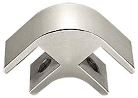 CRL Chrome Finish Deluxe 1-1/2" Long 2-Way 90° Glass Furniture Connector for 3/4" Glass