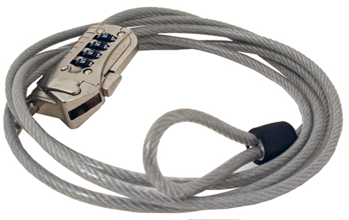 Combination Cable Lock with Aircraft Cable