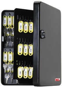 KeyGuard Combination Key Cabinet - 122 Hooks