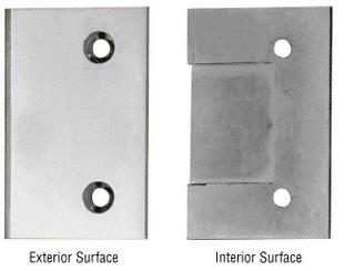 CRL Polished Chrome Geneva Watertight Cover Plate