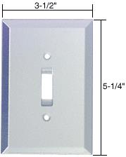 CRL Toggle Switch Glass Mirror Plate - Clear