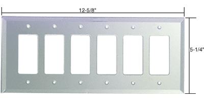 CRL 6X Decora Glass Mirror Plate - Clear