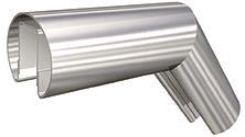 CRL Custom Angle Vertical Corner for 1/2" (12 mm) or 5/8" (16 mm) Glass Cap Railings