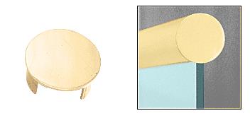 CRL Polished Brass End Cap for 1-1/2" Cap Railing