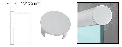 CRL Satin Anodized End Cap for 1.9" Cap Railing