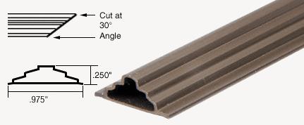 CRL Bronze PVC Flat Grid - 96 in long - Pack of 10