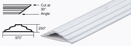 CRL White PVC Flat Grid - 96 in long - Pack of 10