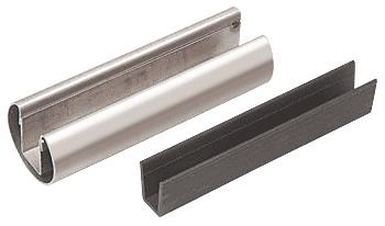 CRL 2" Polished Stainless Steel Rail Cap Display - 2 Pieces