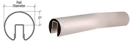 CRL Brushed Stainless 4 Degree Upper Incline Corner for 2" Diameter