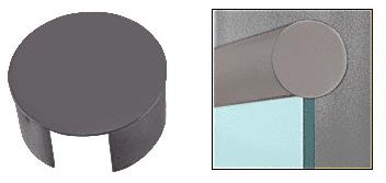 CRL Duranodic Bronze End Cap for 3" Cap Railing