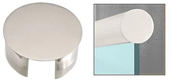 CRL Polished Stainless End Cap for 4" Cap Railing
