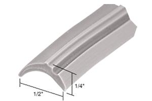 CRL Gray 1/2" Wide Glazing Spline - 100 ft Roll