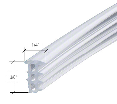 Gordon Glass&#174; Clear Roll-in Replacement Glazing Vinyl Spline for Framed Shower Doors - 13' Roll