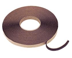 CRL Black 1/8" x 1/2" Butyl Architectural Tape - 20 Rolls