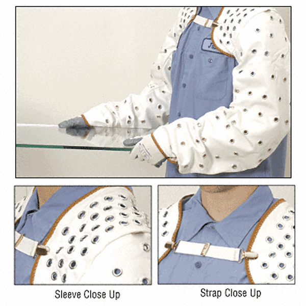 CRL Large Glassworker's Oversize Protective Sleeves - Pair