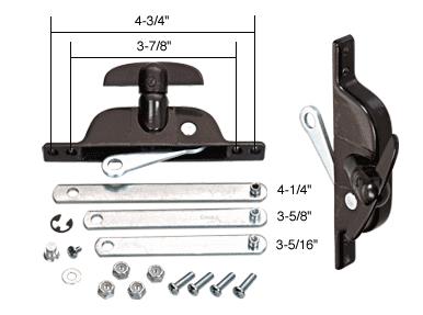 Bronze Universal Jalousie Window Operator