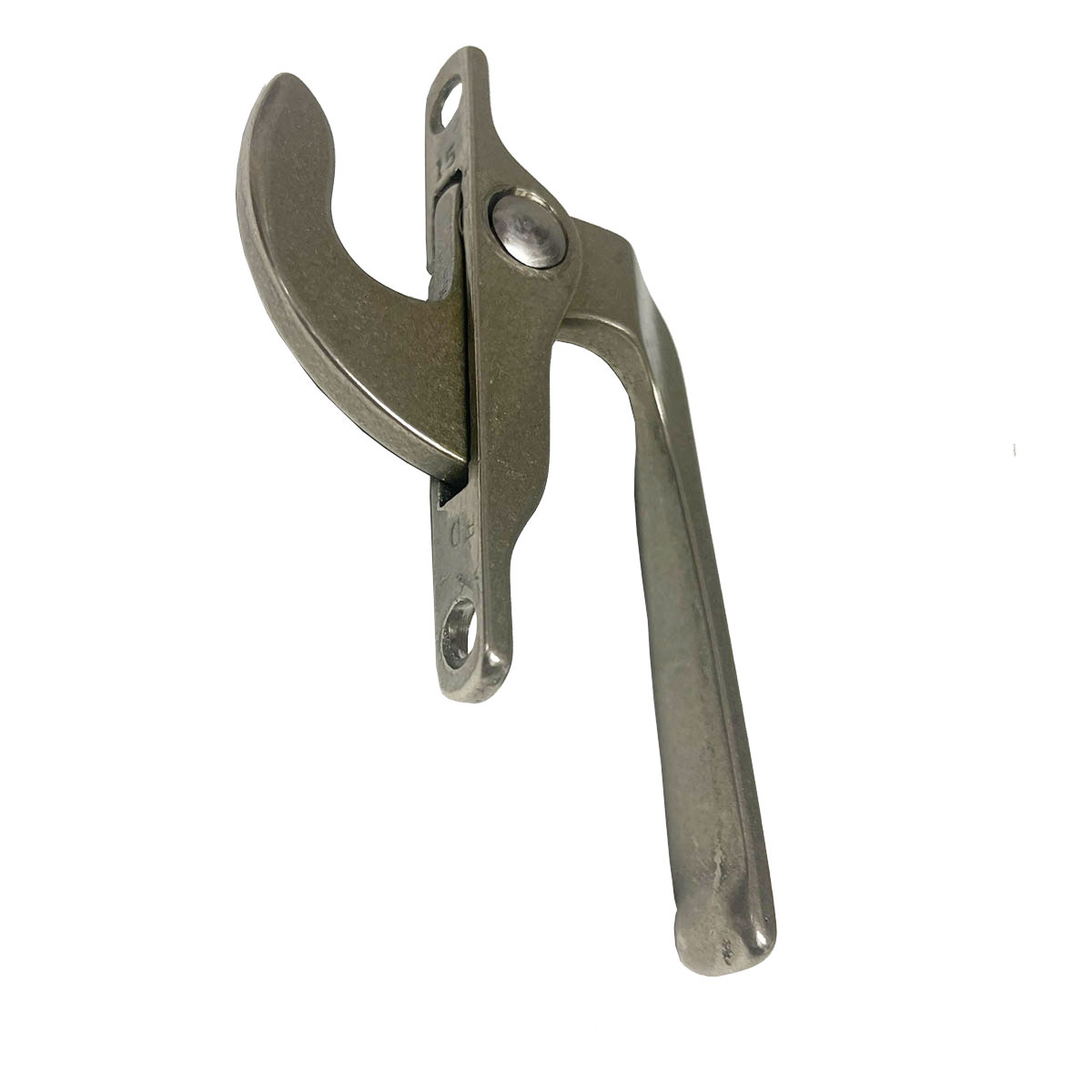 Right Hand Casement Window Locking Handle 2-5/8" Screw Holes for Fenestra and Ceco
