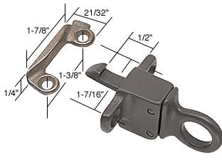 CRL Project-In Window Transom Latch 1-7/16" Screw Holes