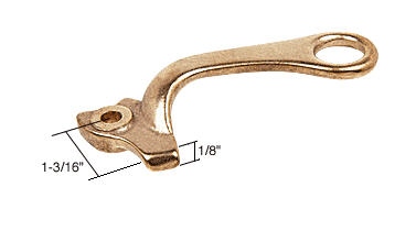 CRL Project-In Casement Window Locking Handle 1-3/16" Hook Projection