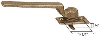 CRL Casement or Projecting Window Locking Handle 1-1/4" Screw Hole for Lupton