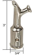 CRL Project-In Window Transom Latch Hook 3/4 in Diameter