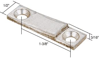 CRL Locking Handle Strike Plate - 3/16 in Height