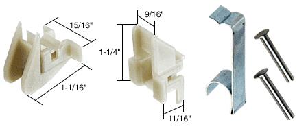 CRL Window Channel Balance Top and Bottom Guides, Attached