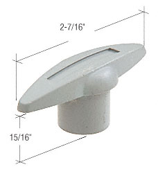 CRL Gray Awning Operator 3/8" Bore Tee Handle