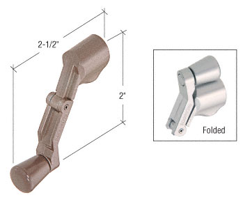 CRL Bronze Universal Folding Crank Handle
