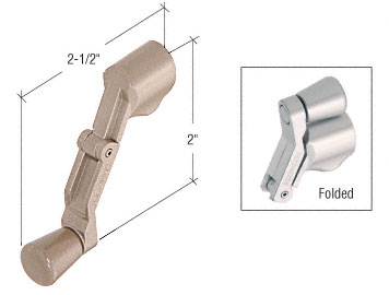 CRL Coppertone Universal Folding Crank Handle