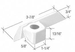 Casement Window Operator Cover for Pella Windows, Right Hand, Square Style, White