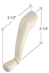 CRL Almond Folding Roto-Drive Crank Handle