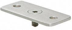 CRL Brushed Stainless Optional Flat Hand Rail Adapter Plate for Hand Railing Bracket