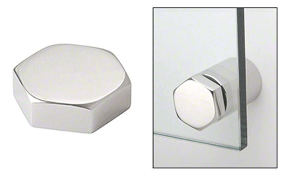 CRL Polished Stainless 1-1/4" Hex Head Cap