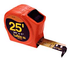 CRL 25' Lufkin Hi-Visibility Tape Rule 1" Wide