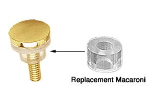 CRL 1/2" OD Clear Replacement Macaroni for 3/4" Standoffs