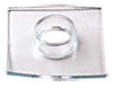 CRL 1-1/4" O.D. Square Clear Washer with Sleeve