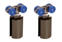 CRL Oil Rubbed Bronze Hydroslide Sliding Door Hanger Kit