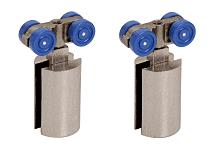 CRL Brushed Nickel Hydroslide Sliding Door Hanger Kit