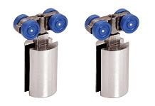 CRL Polished Chrome Hydroslide Sliding Door Hanger Kit