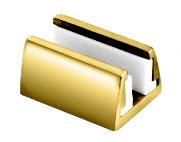 CRL Polished Brass Hydroslide Sliding Door Floor Guide Kit