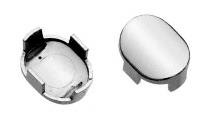CRL Polished Chrome Hydroslide Snap-In Screw Cover Kit
