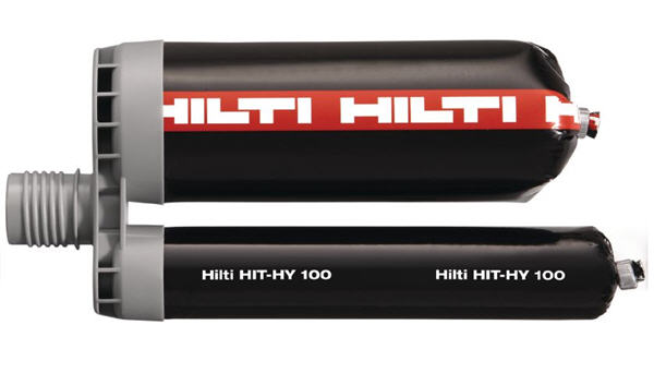 Hilti Injectable Mortar Epoxy adh HY 100 - 11.1 Oz Cartridge - 2078494