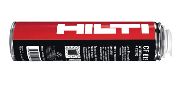 Hilti Window and Door Pro Low-Pressure Filler Insulating Foam CF 812 WD - 227975