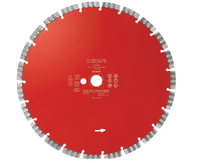 Hilti EQD SP+ DCH Masonry Equidist Super Performance Diamond Cutting Disc 12"x1" - 2118026