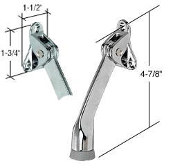 CRL Chrome Finish Door Mounted Economy Stop and Holder